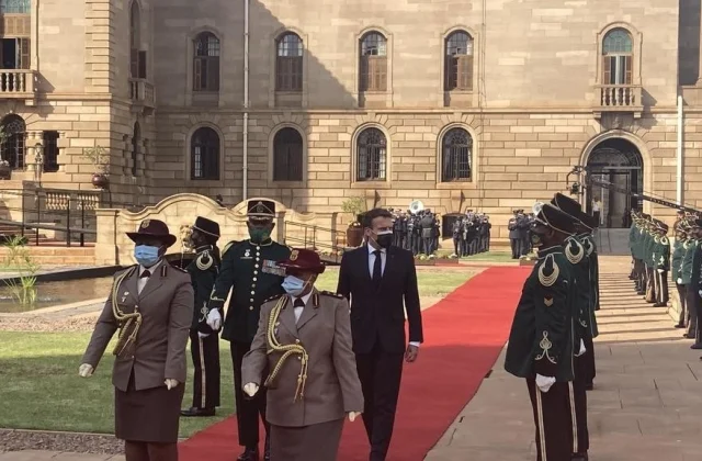 In the spotlight: Emmanuel Macron talks to Africa