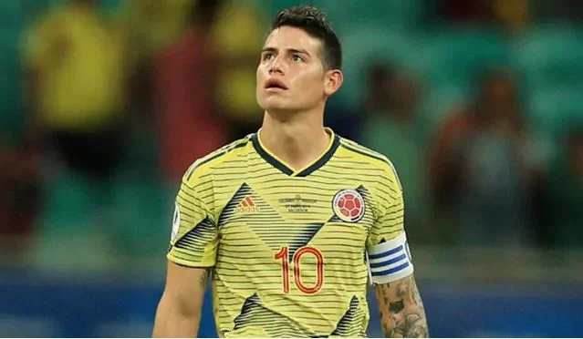 James Rodriguez Oo Laga Saaray Xulka Qaranka Colombia Ee Tartanka Copa
