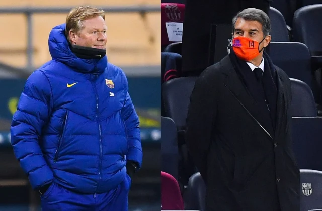 Joan Laporta Oo U Yeedhay Ronald Koeman, Su’aalaha Uu Weydiiyey &
