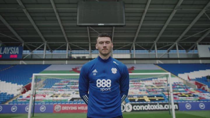 Kieffer Moore scores in Baku earlier than returning to Azerbaijan for the 2020 European Championships