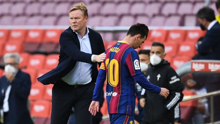 Koeman admits goal-scoring with out Messi