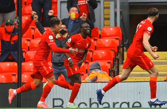 Liverpool Oo U Soo Baxday Champions League, Sadio Mane Oo Labo Gool Ku