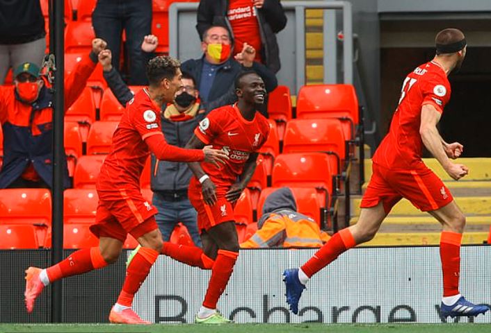 Liverpool Oo U Soo Baxday Champions League, Sadio Mane Oo Labo Gool Ku
