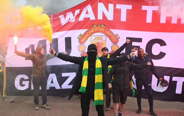 Man Utd’s battle with Liverpool is once more disrupted by fan protests