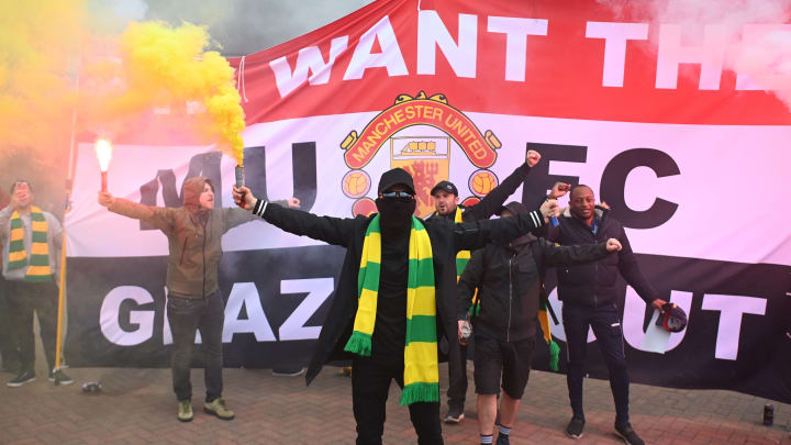 Man Utd’s battle with Liverpool is once more disrupted by fan protests