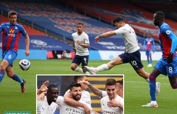 Manchester Metropolis Oo Guul Ay Ka Gaartey Crystal Palace Ugu Sii Dhowaatay