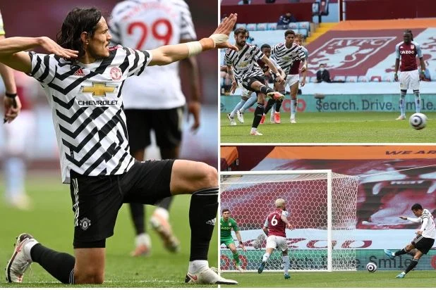 Manchester United Oo Guul Soo Laabasho Ah Ka Gaartey Aston Villa,