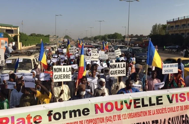 a “March for Peace” organized in support of