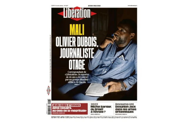 On the entrance web page: the kidnapping of journalist Olivier