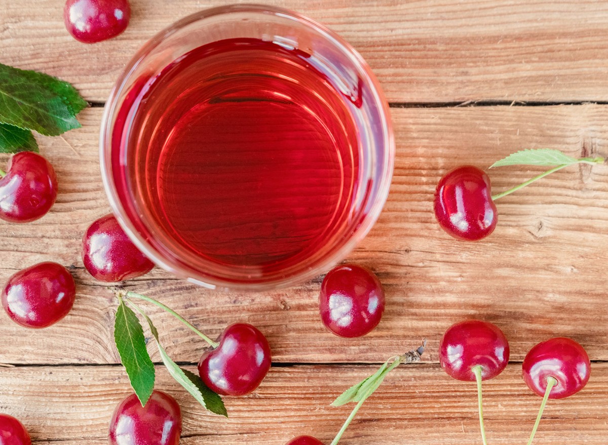 One Major Effect of Drinking Tart Cherry Juice, According To