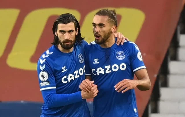 Participant score when Aston Villa beat Everton 2-1 at Goodison