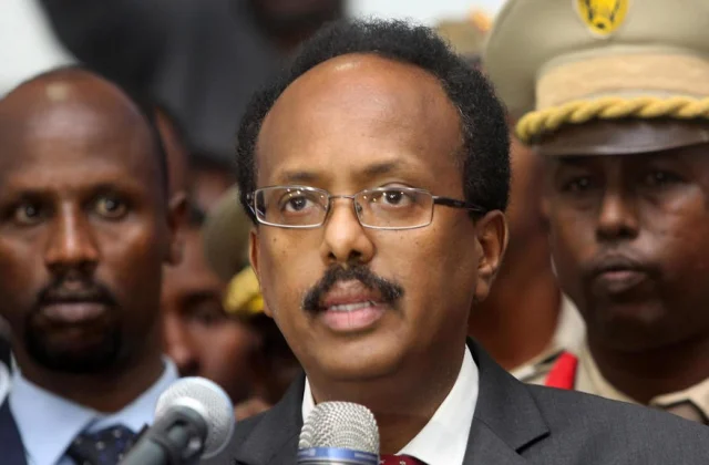 President Farmajo speaks to Parliament