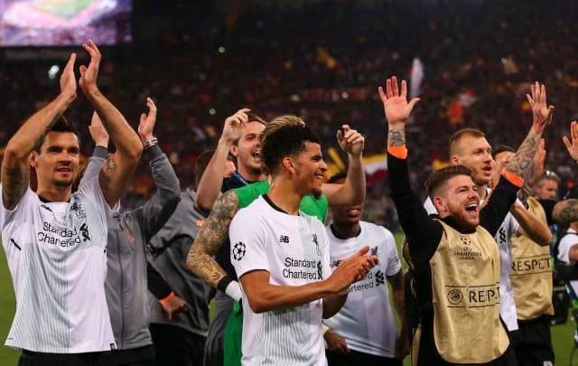 Reds victory within the Champions League semifinals in 2018