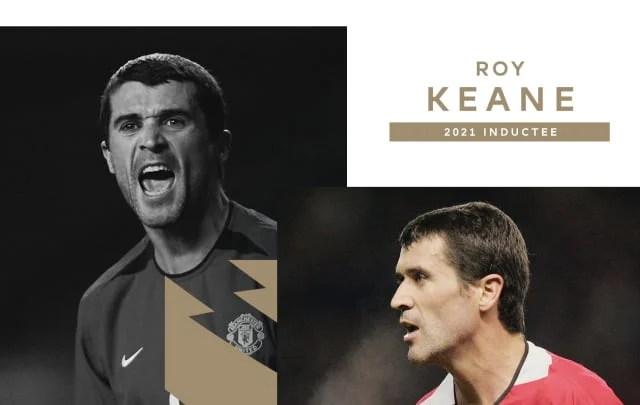 Roy Keane was inducted into the Premier League Corridor of Fame