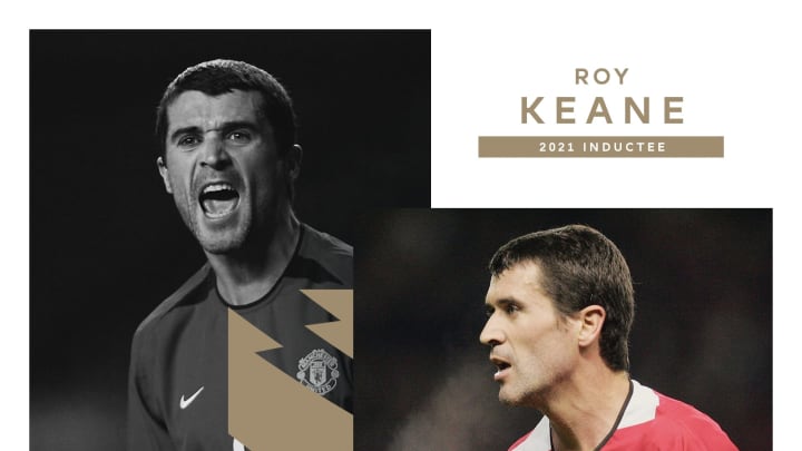 Roy Keane was inducted into the Premier League Corridor of Fame