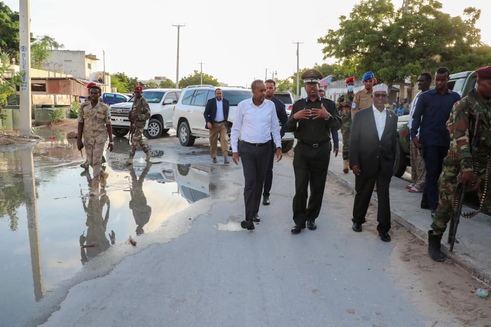 Sawirro: Ciidamada amniga qaranka oo laga daad gureeyay goobihii laga qabsaday ee Muqdisho – Axadle
