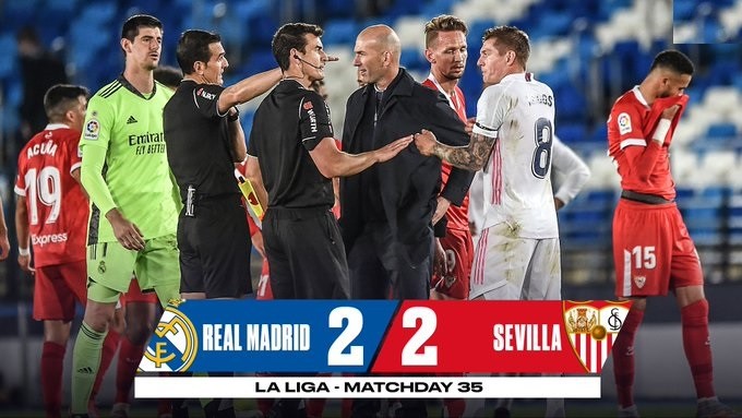 Sevilla Oo Horyaalka LaLiga Gacanta U Gelisay Atletico, Actual Madrid Oo
