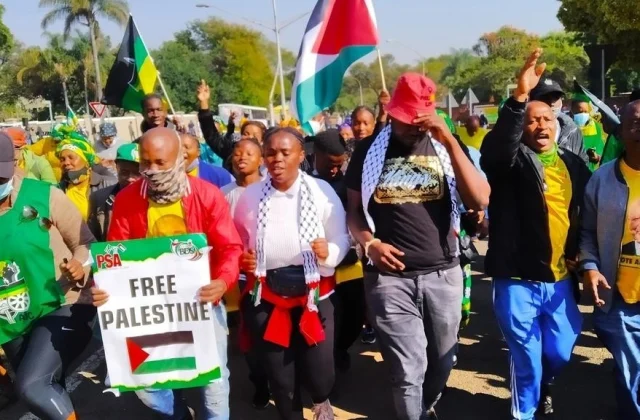 The ANC strengthens demonstrations in support of