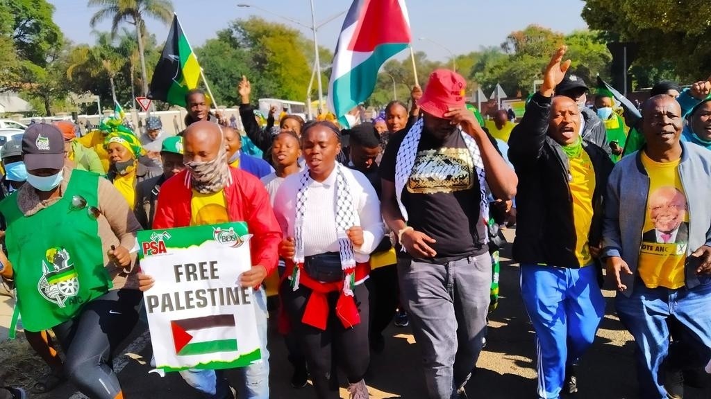 The ANC strengthens demonstrations in support of