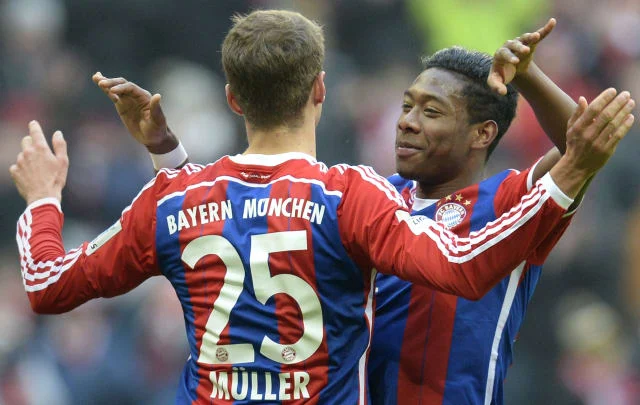 Thomas Muller & David Alaba set the Bundesliga report with tenth title