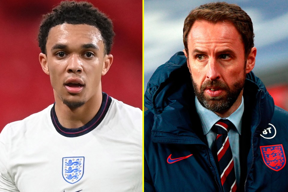 Trent Alexander-Arnold Oo Laga Reebay Xulka Qaranka England Ee