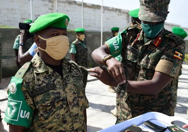 UPDF troops in Somalia serving underneath AMISOM are promoted