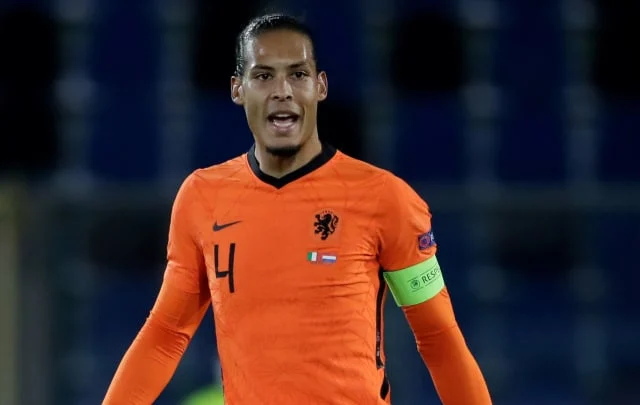Van Dijk is excluded from Euro 2020