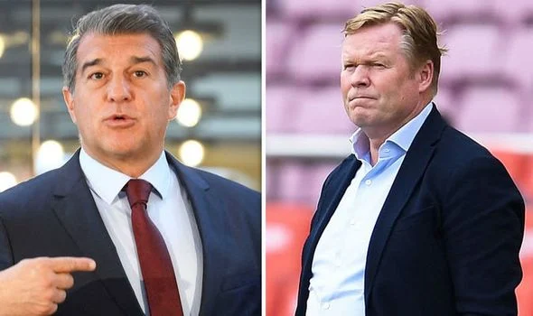 XASAASI: Wixii Uu U Sheegay Madaxweyne Joan Laporta Tababare Koeman
