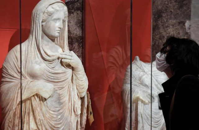 an exhibition at the Louvre