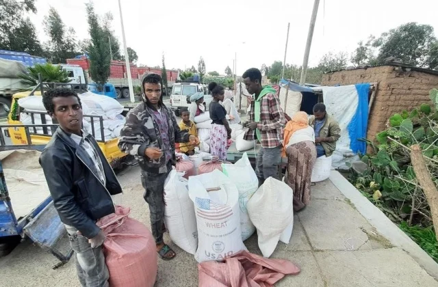 in Tigray, such a uncommon meals distribution