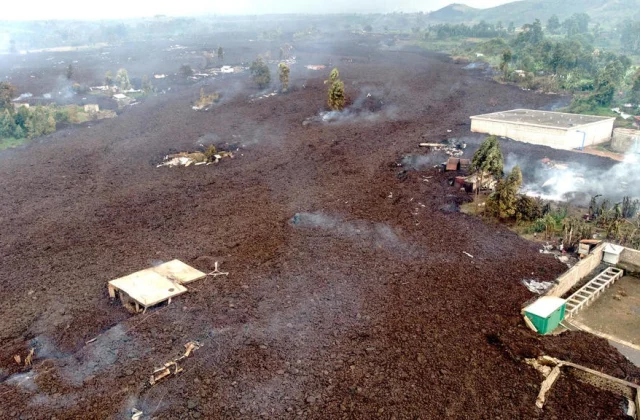 the city of Goma spared, the inhabitants