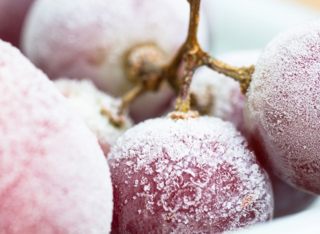frozen grapes