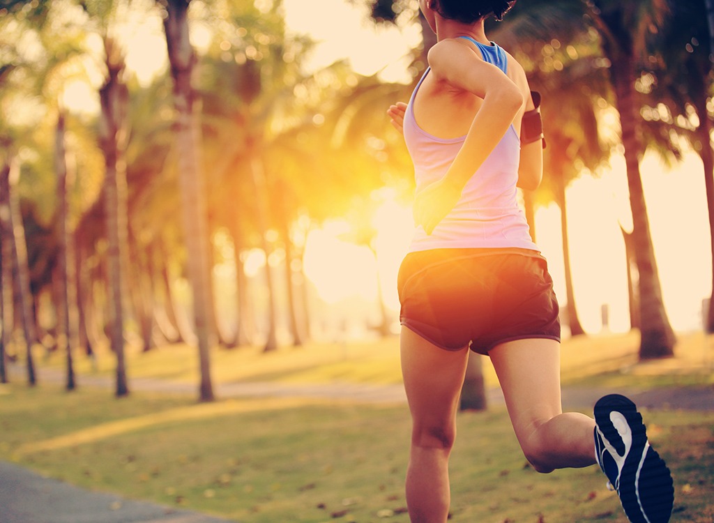 woman running