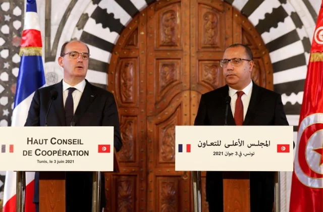 Alongside Jean Castex, the head of government