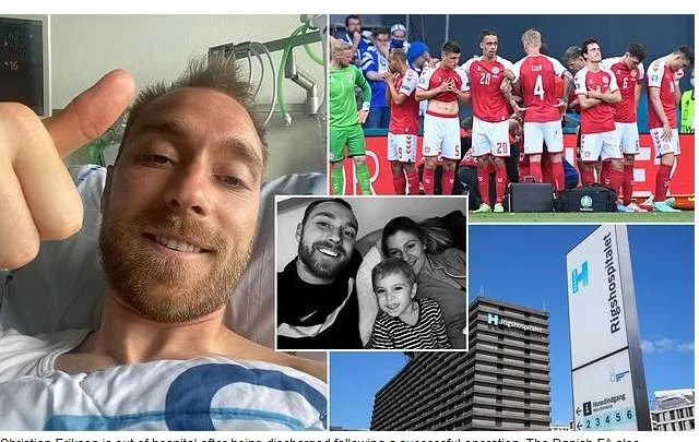 Christian Eriksen Oo Laga Saaray Cusbitaalka Kaddib Qalliin Wadnaha