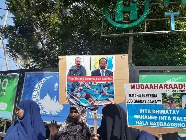 Dibadbaxyo lagu dalbanayo caruurtii la geeyey Eritrea oo maa…