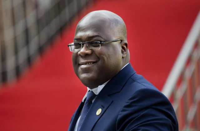 Félix Tshisekedi meets Yoweri Museveni