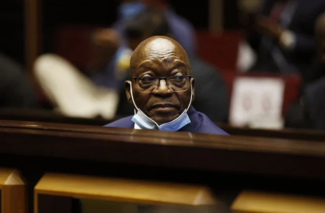 Former South African President Zuma was jailed for