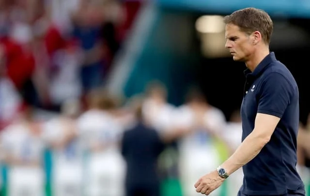 Frank de Boer resigns as manager in the Netherlands