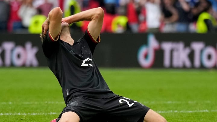 Germany players react to England loss