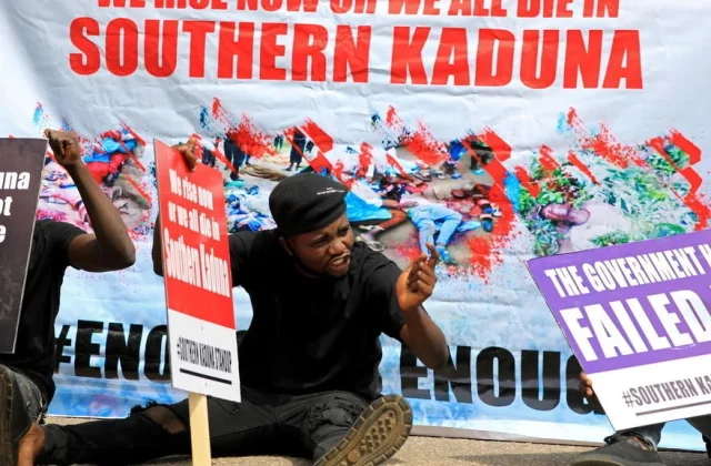 In northwestern Nigeria, people are protesting