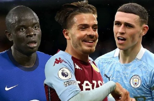 Jack Grealish, N’Golo Kante, Phil Foden Iyo Shax Laga Sameeyey