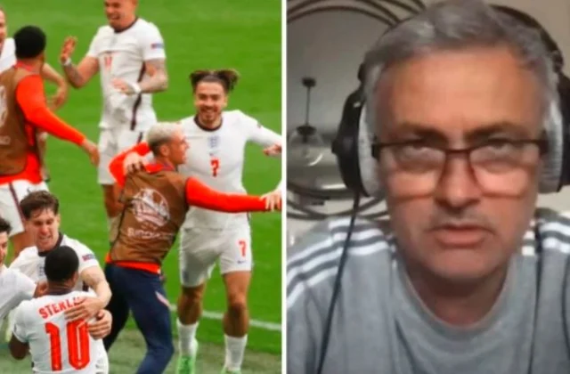 Jose Mourinho Oo Saadaaliyay Halka Uu Xulka England Gaari Doono Ka Dib