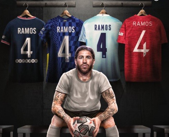 Kooxda Ku Horreysa Tartanka Loogu Jiro Sergio Ramos Oo Qish Laga Helay