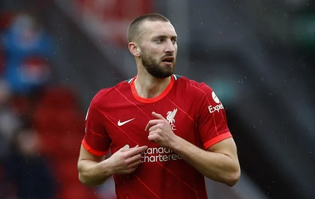 Liverpool’s Nat Phillips is a target for Burnley and Brighton