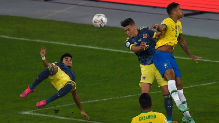 Luis Diaz’s incredible acrobatic effort against Brazil