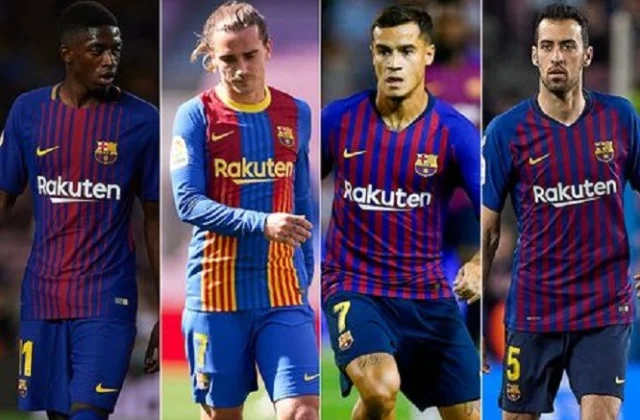 Magacyada LIX Xiddig Oo Waaweyn Oo Laga Fasaxayo Barcelona Kaddib