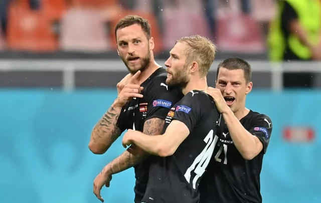 Marko Arnautovic is banned from playing by UEFA for insulting another player