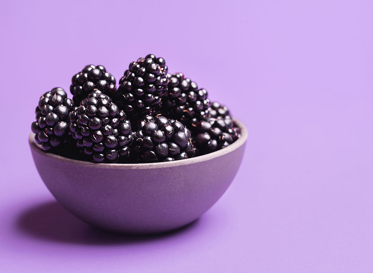 One Major Effect of Eating Blackberries, Says Dietitian