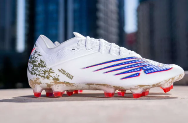 Raheem Sterling;  New Balance Furon v6 + boots for Germany